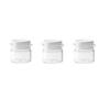 3/6/10Pcs Cosmetic Jars Travel Glass Containers Clear Buttercream Bottles With Lids & Inner Plug Mini Refillable Boxes