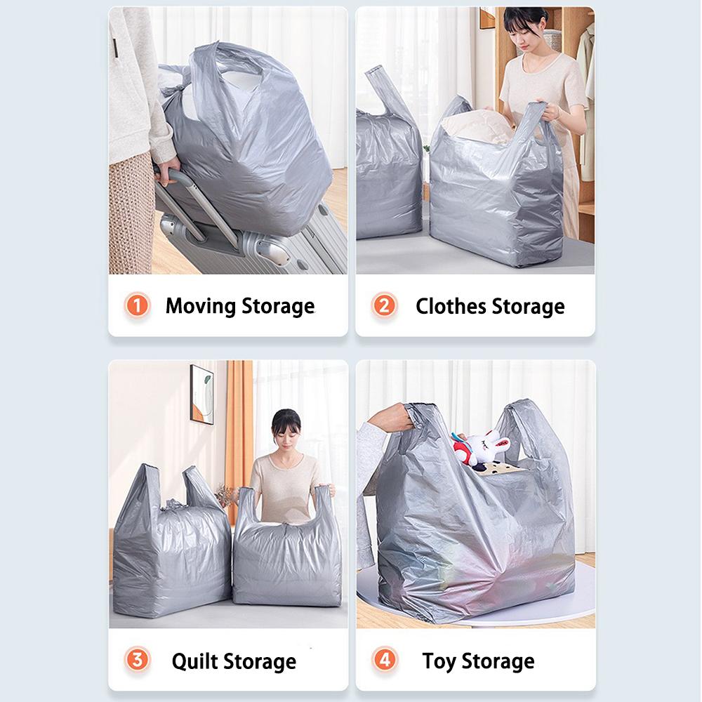 10pcs/set Grocery Bags Moving Bags Big Bag Quilts Clothes Storage Bags Shopping Bags Bedding Organizer