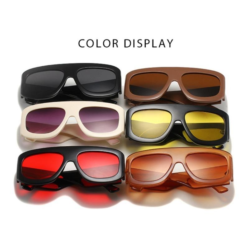 Retro Oversized Square Sunglasses for Women Men Latest Fashion Shades UV400 Outdoor Men Sun Glasses New Punk Eyewear