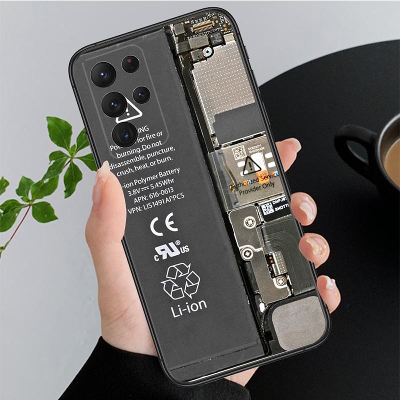 Θήκη τηλεφώνου για Samsung Galaxy A73 A53 A13 A22 A12 A32 A71 A21S A33 A52 A72 A41 A50 A70 A31 M31 Μπαταρία μητρική πλακέτα κυκλώματος