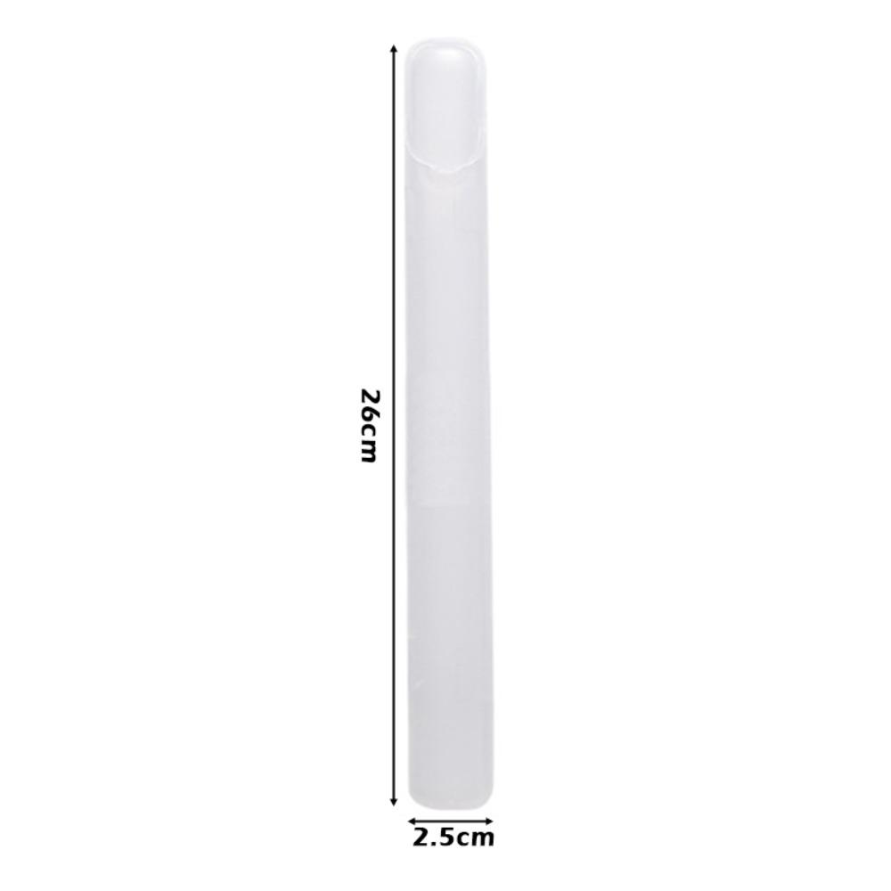 1pcs Portable Plastic Chopsticks Box 26cm Transparent Cutlery Straw Case Makeup Brush Storage Box
