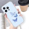 B-Schönes Schmetterlings-Handyhülle Für IPhone 17 16 15 14 Plus 13 12 11 Pro Max Handy-Rückseite Transparente Stoßfeste Hülle