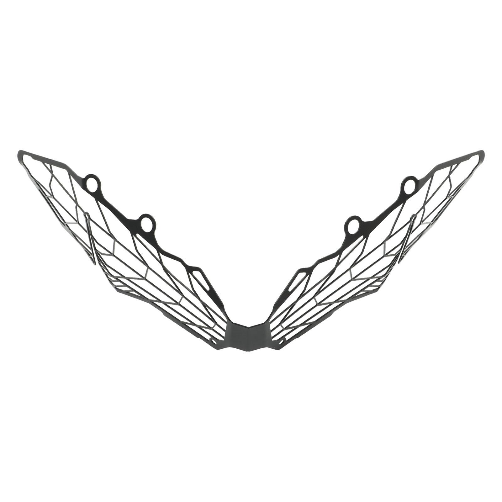 Motorcycle Headlight Protector Stainless Steel Front Lamp Guard Cover Replacement for VERSYS1000 2019‑2023