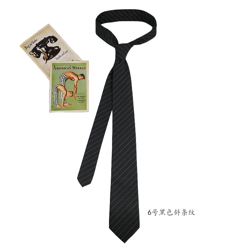 Korean version casual necktie fashion retro plaid men and women neck tie classic tie