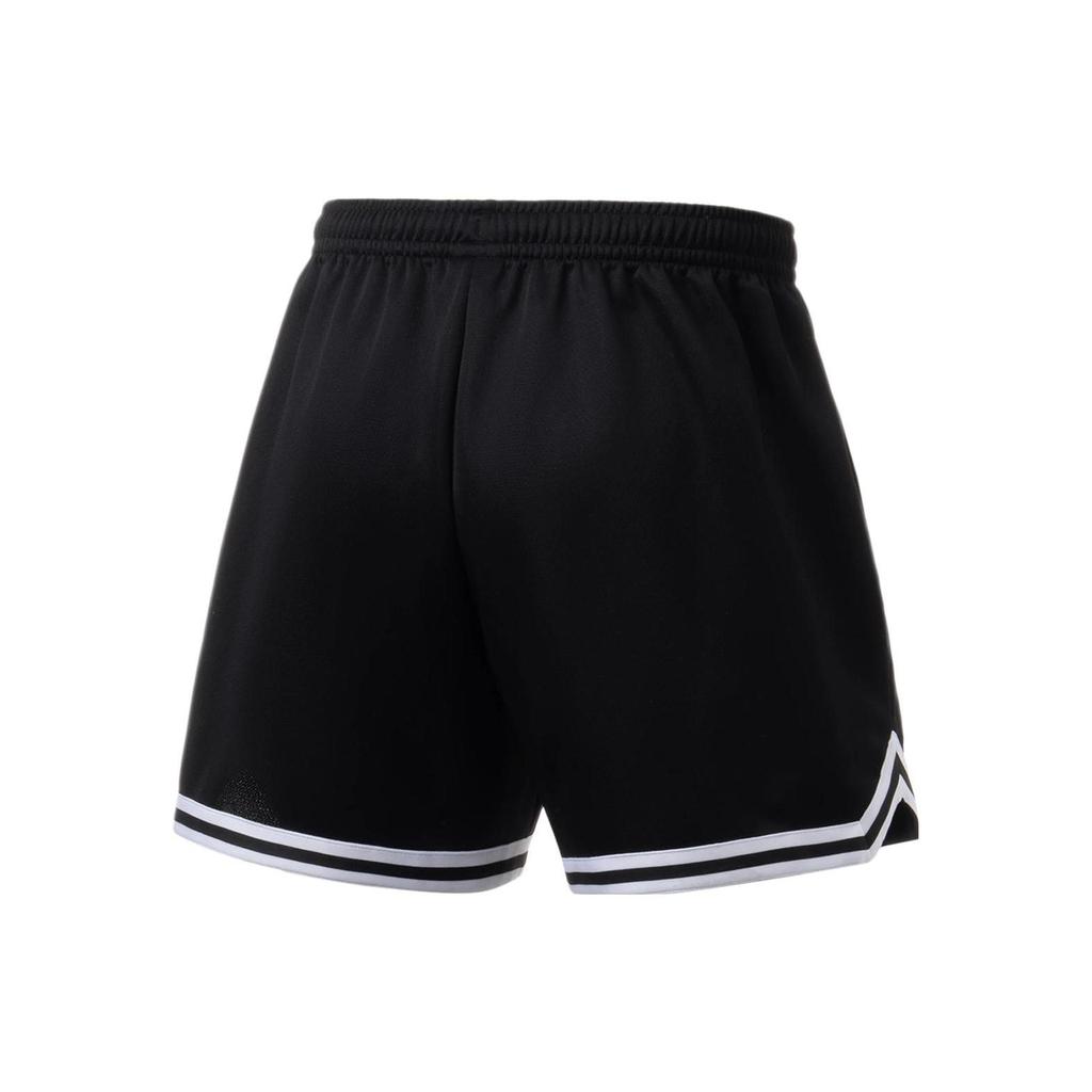 Li-Ning Breathable Basketball Shorts With Elastic Waistband Men Shorts Black AAPT043-1