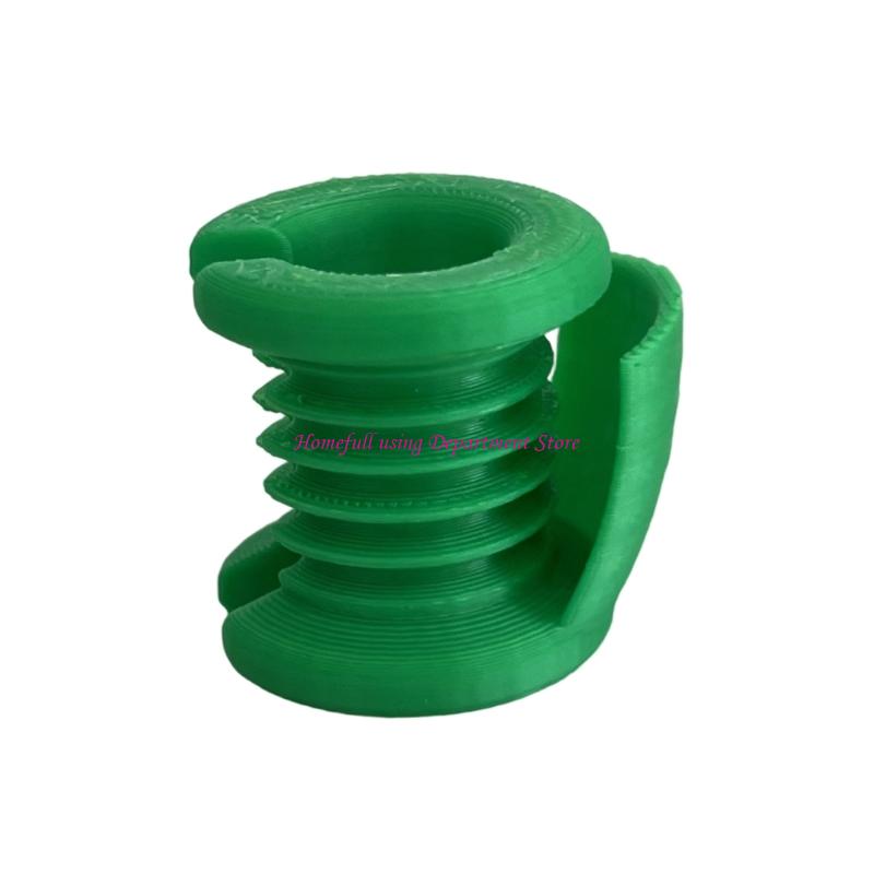 

Soft Elastic Crochet Finger Guards Comfortable Fit Sturdy Materials зелений