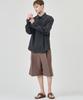 THE-ABON Kai Bermuda Wide Half Pants Brown