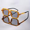 1 Pair of Square Frame Fashion Glasses Ideal for Fashion Enthusiasts