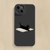 Mischievous Cat Silicone Phone Case For Samsung Galaxy S23 S22 Ultra S21 Plus S20 FE Note 20 A13 A23 A33 A53 A32 A52 A72 Cover