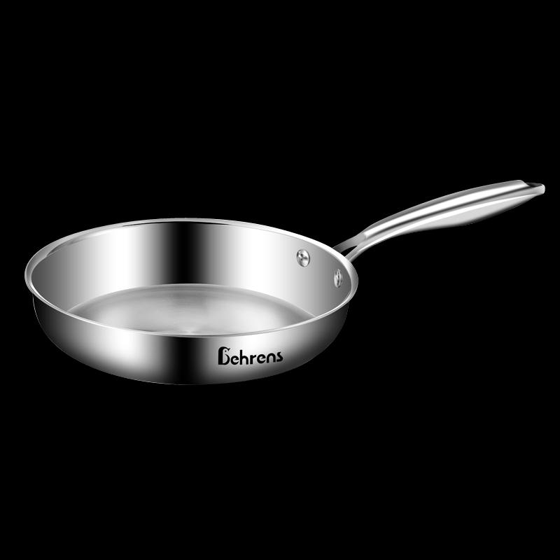 Behrens 24cm 3-Layer Stainless Steel Frying Pan with Lid