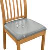 PU Leather Square Chair Cushion Cover Waterproof Kitchen Dining Seat Slipcovers Removable Dining Room Chair Seat Cushion Covers