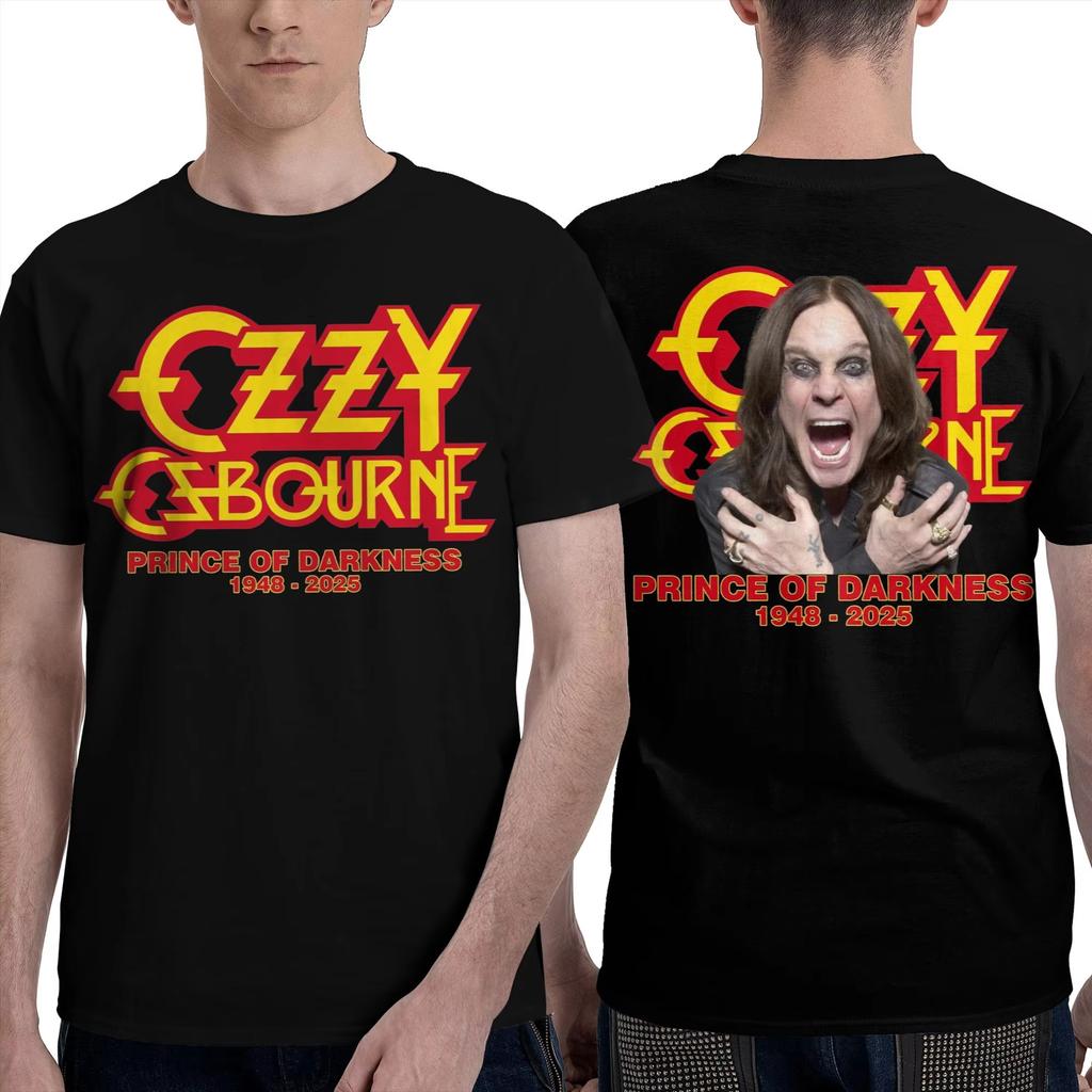 Lustiges Rock Ozzy Osbourne T-Shirt für Männer Frauen O-Ausschnitt Baumwolle T-Shirts Up The Villa 2025 Kurzarm T-Shirts Sommerkleidung