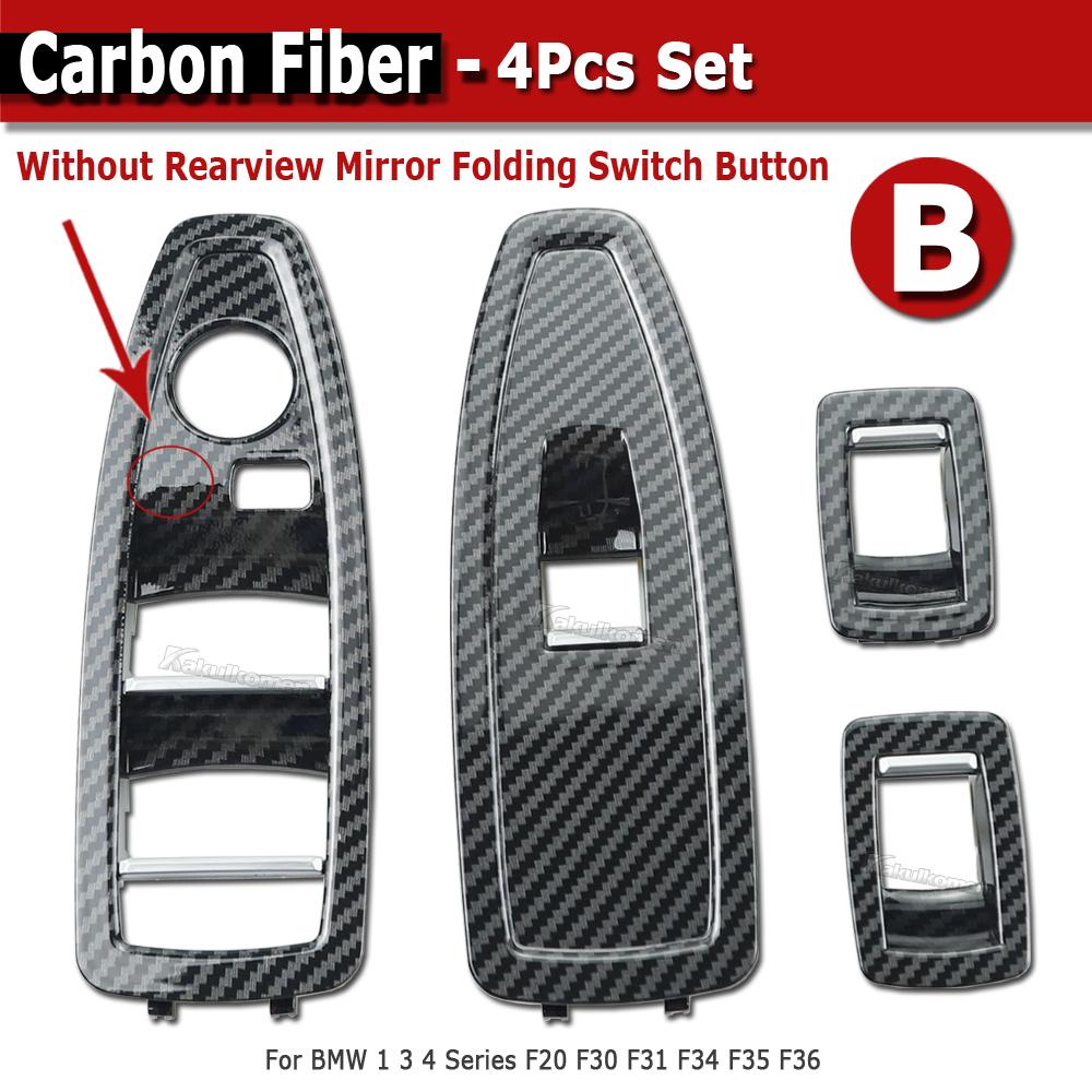 LHD RHD Car Interior Door Window Regulator Button Cover Trim For BMW 1 3 4 Series F20 F30 F31 F34 F35 F36 2012 2013 2014-2018