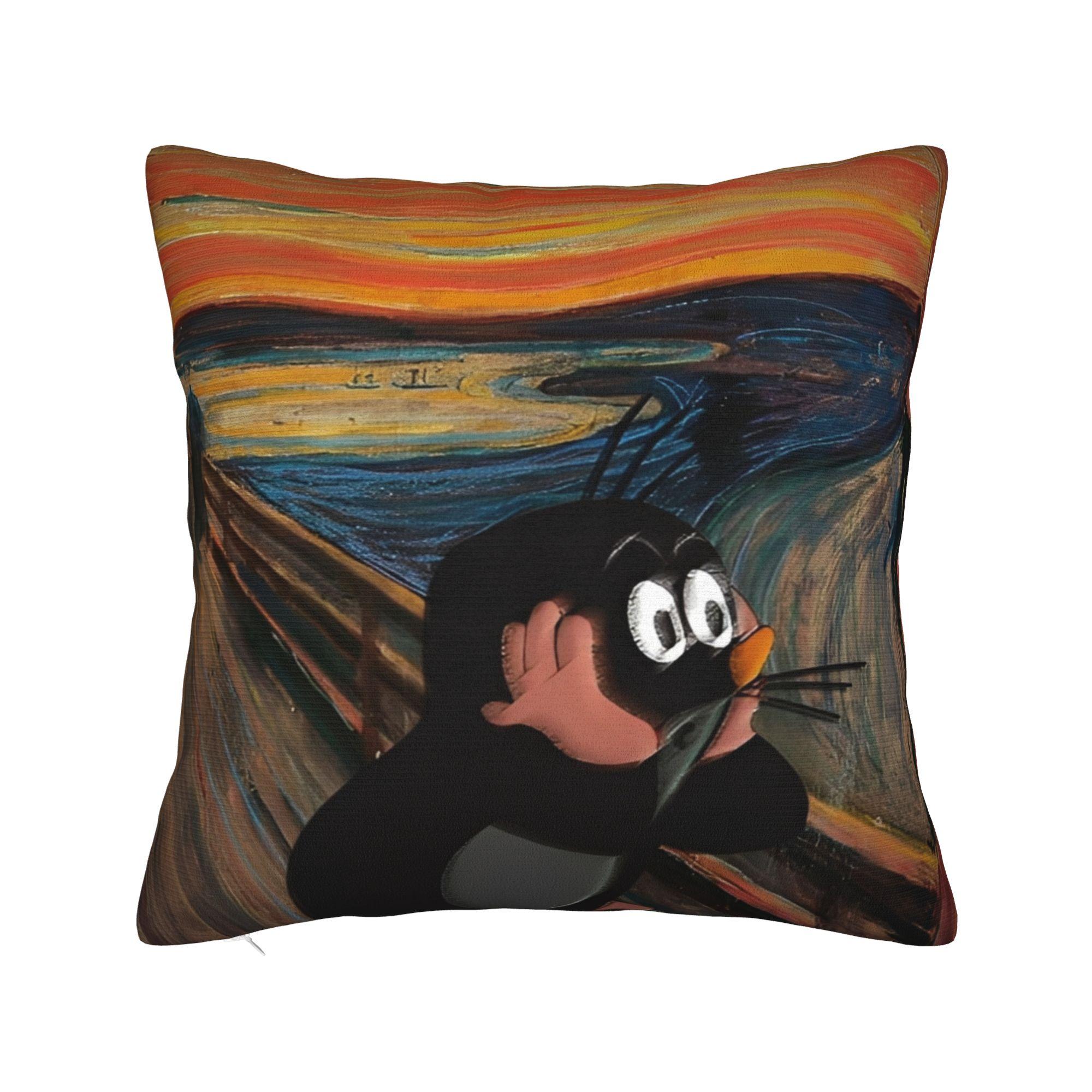 

Bed Decoration The Little Mole Cartoon Animal Pillowcases Accessories Pillow Covers Square Multi Size 12x12in 30X30cm