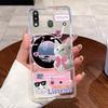 Casing For Samsung Galaxy M20 M205F SM-M205G Case Aesthetic Fashion Cute Cat Soft Silicone Back Cover Transparent TPU Phone Case