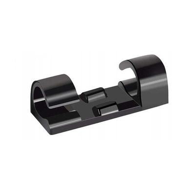 Cable Organizer On Tape 20 Pieces Black KD10081