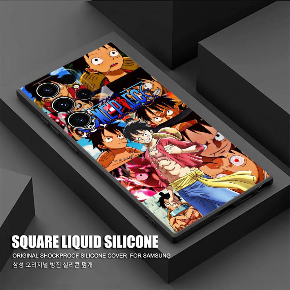 Japanese Anime Ones Zoro Piece Luffy Phone Case For Samsung Galaxy S25 S24 S23 S20 S21 FE S26 S22 Ultra 5G S26 Plus S25FE Cover