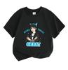 Kids Boys Girls 100% Cotton Crew Neck Short Sleeve T-shirt,