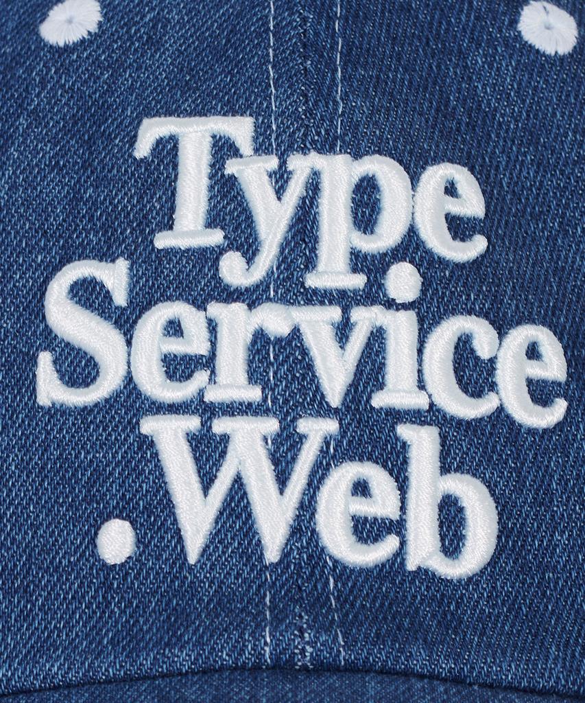 Taibseobiseu Typeservice Web Stitch Cap [Indigo Denim]