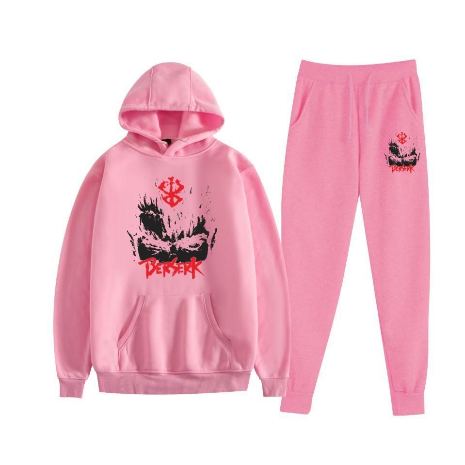 Sword wind legend Berserk new animation fleece loose men's and women's hooded sweater set hoodie