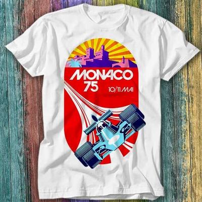 1975 Monaco Grand Prix Renn T-Shirt Top Tee 550
