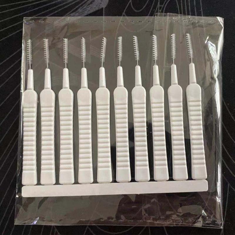 Bathroom Micro Nylon Brush Shower Head Anti-Clogging Cleaning Brush
