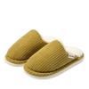 2025 New Warm Corduroy Slippers: Thick-Soled, Non-Slip Indoor Footwear for Men and Women