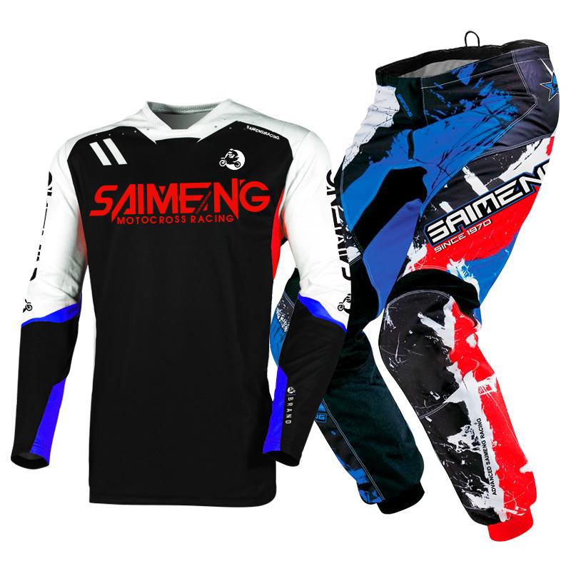Motocross Gear Set for Kids 4 5 6 7 8 9 10 11 12 13 Years Youth Child Motorcycle Boy Girl Jersey Pant Kits Racing Suit Off-road Enduro MX MTB