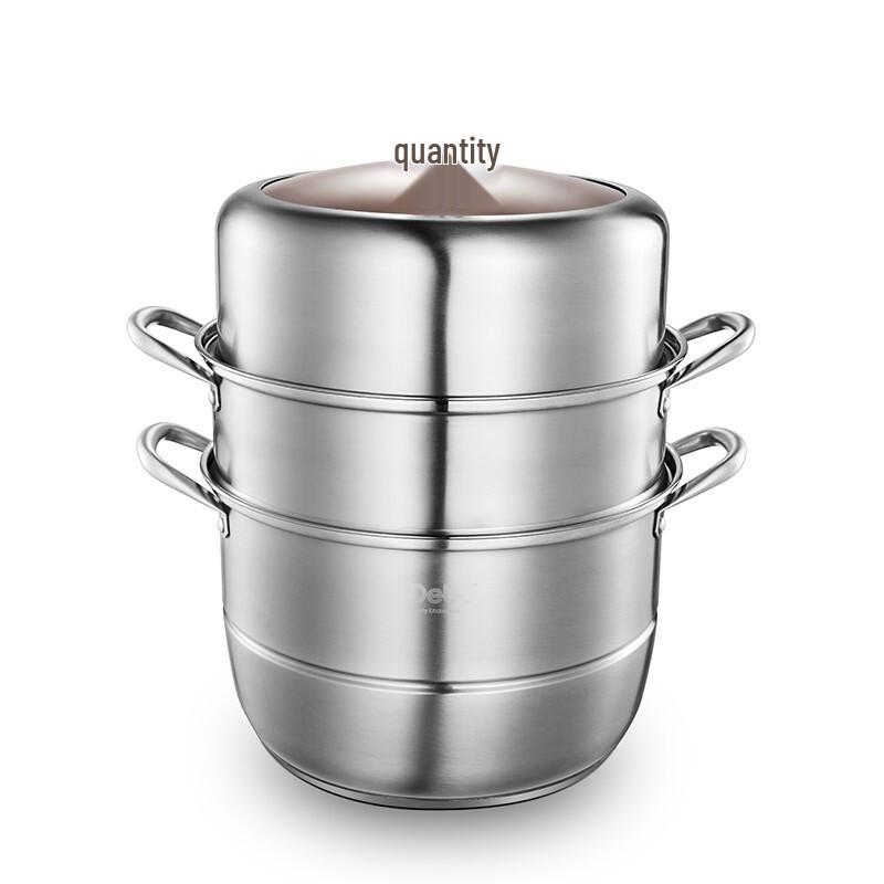 

Debo 30cm Double-Layer Stainless Steel Steamer Pot