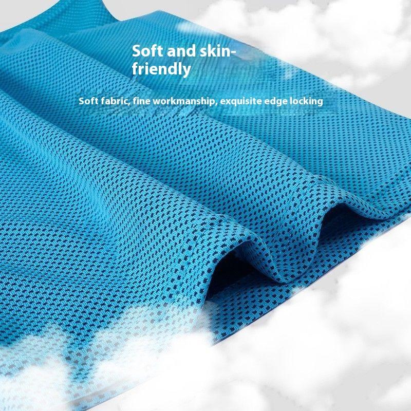 Portable Outdoor Sport Ice Towel Sweat Absorption Wrist Protector Quick-Drying Cooling Wristband For Fitness Camping Running