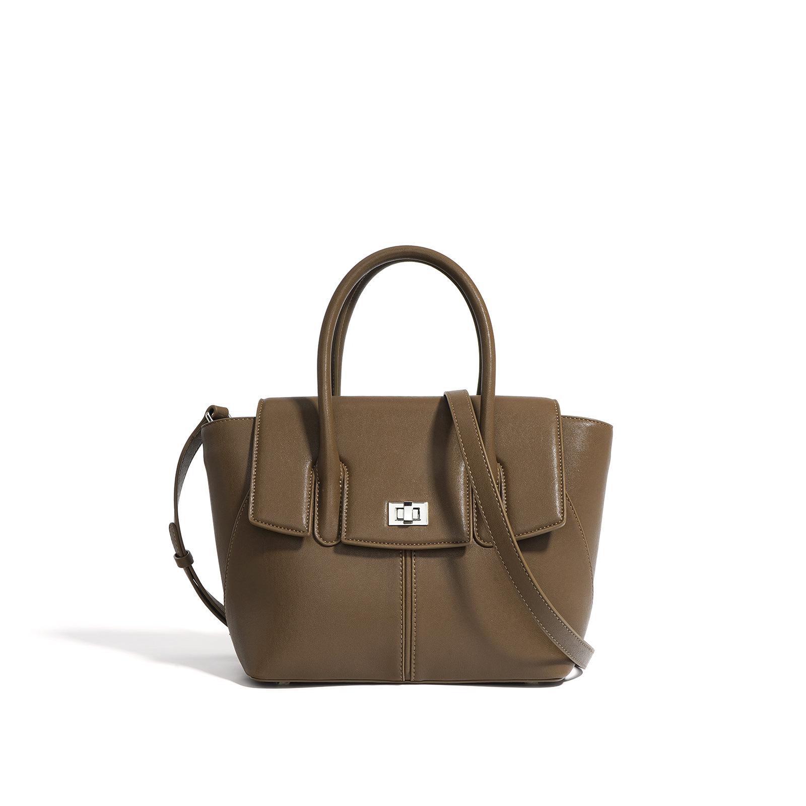 

Новая кожаная женская сумка-тоут большой вместимости для поездок на работу, портативная, из высококачественной коровьей кожи, на плечо