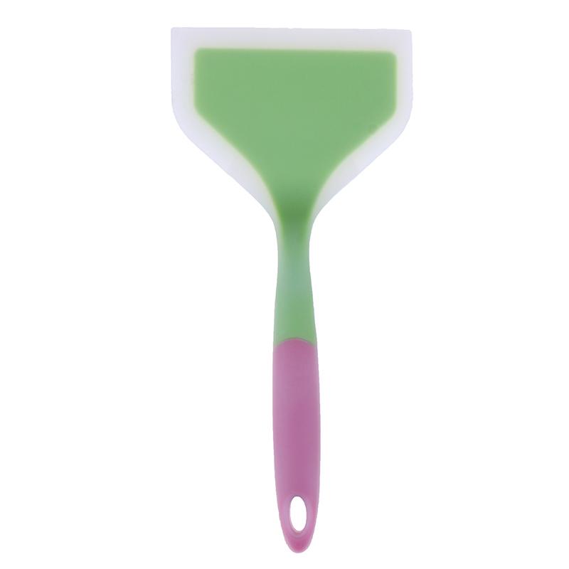 Non-Stick Silicone Spatula Omelette Pan Turner Beef Meat Egg Cooking Spatulas Wide Pizza Shovel Kitchen Scraper Cooking Utensils