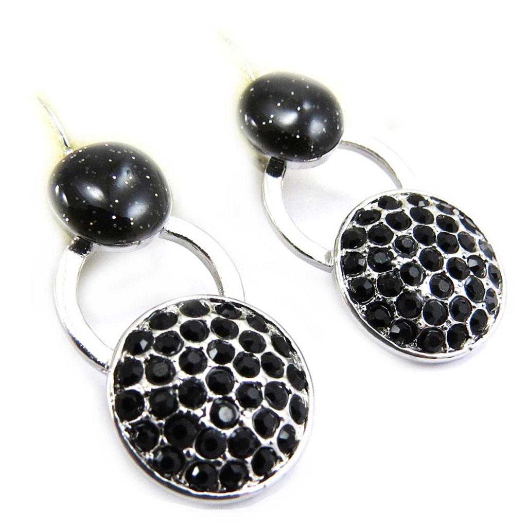 NOA [G8308] - Black 'Sissi' Designer Earrings