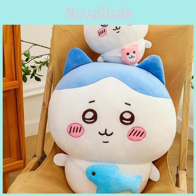 Cute Chiikawa Cartoon Bear And Cat Plush Toy With Soft Short Plush Filling
