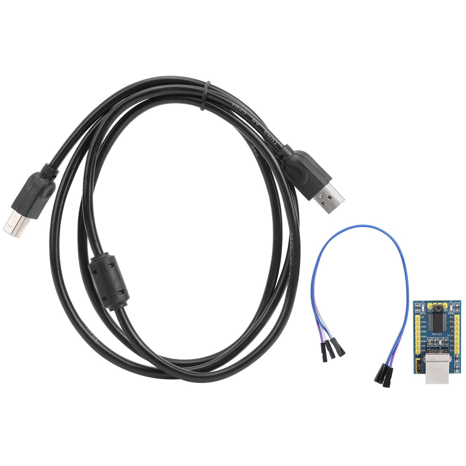 

FT232RL Serial Port Module DIY USB to TTL Converter Adapter for WinXP/7/8/10 3.3‑5V