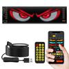 Truck Car Decor Devil Eyes LED Pixel Digital Soft Panel Advertising Sign Scrolling Display USB 5V APP Control DIY Image Pattern