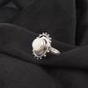 Rainbow Moonstone Ring Gemstone Jewelry, 925 Solid Sterling Silver Ring, Handmade Jewelry Ring For Wedding Gift
