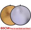Foldable 5-in-1 Photography Reflector & Softbox: Silver/White/Gold. Perfect for Portraits & Beauty Shots.