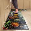 Spice Pattern Kitchen Mat Non-Slip Machine Washable Rug Set for Home Decor Anti-Fatigue Floor Mats Comfort Standing Pad