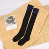 Long Socks With Three Stripes And Over The Knee College Style Performance Dance Women's Pressure Cotton Stocking