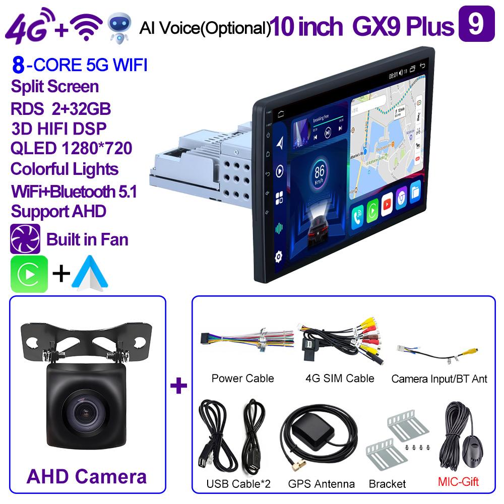 

7 9 10 8-ядерный Android 1Din Автомобильный мультимедиа CarPlay Универсальная навигация GPS 1 DIN Головное устройство Авто Радио Аудио Стерео DVD