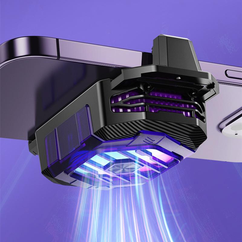 X65 Phone Cooler for IPhone 14 Prp Max Samsung Mute Semiconductor Cooling Fan for PUBG Game Cool Heat Sink for Live Dropship