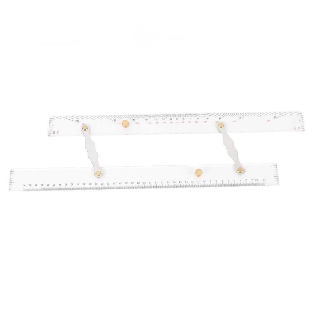 450mm Marine Navigation Parallel Ruler High Transparency Acrylic Nautical Sea Chart Plotting Tool