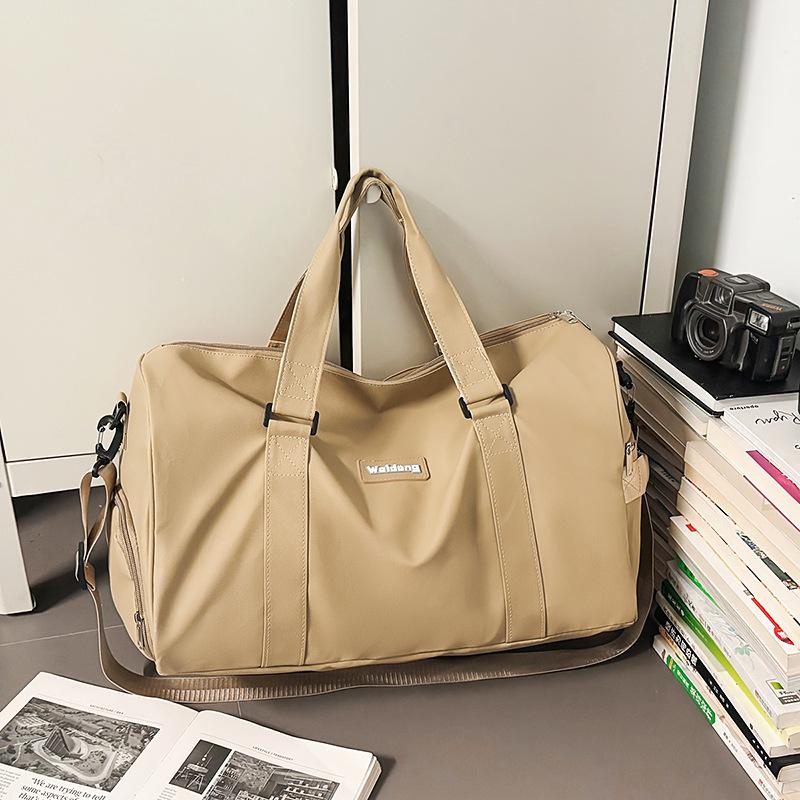 

Новая дорожная мужская и женская фитнес-сумка с отделением для сухих и влажных вещей, сумка для хранения большой вместимости для коротких поездок, легкая ручная кладь хаки