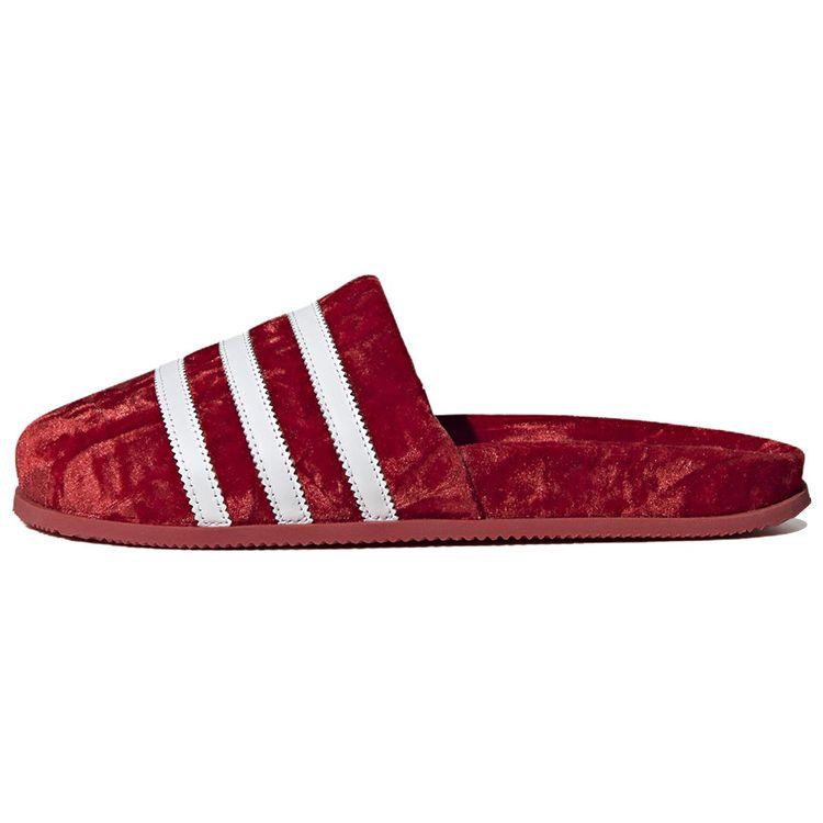 adidas Adimule Slide Red Velvet Unisex Sneakers Cloud-White HP9783 37