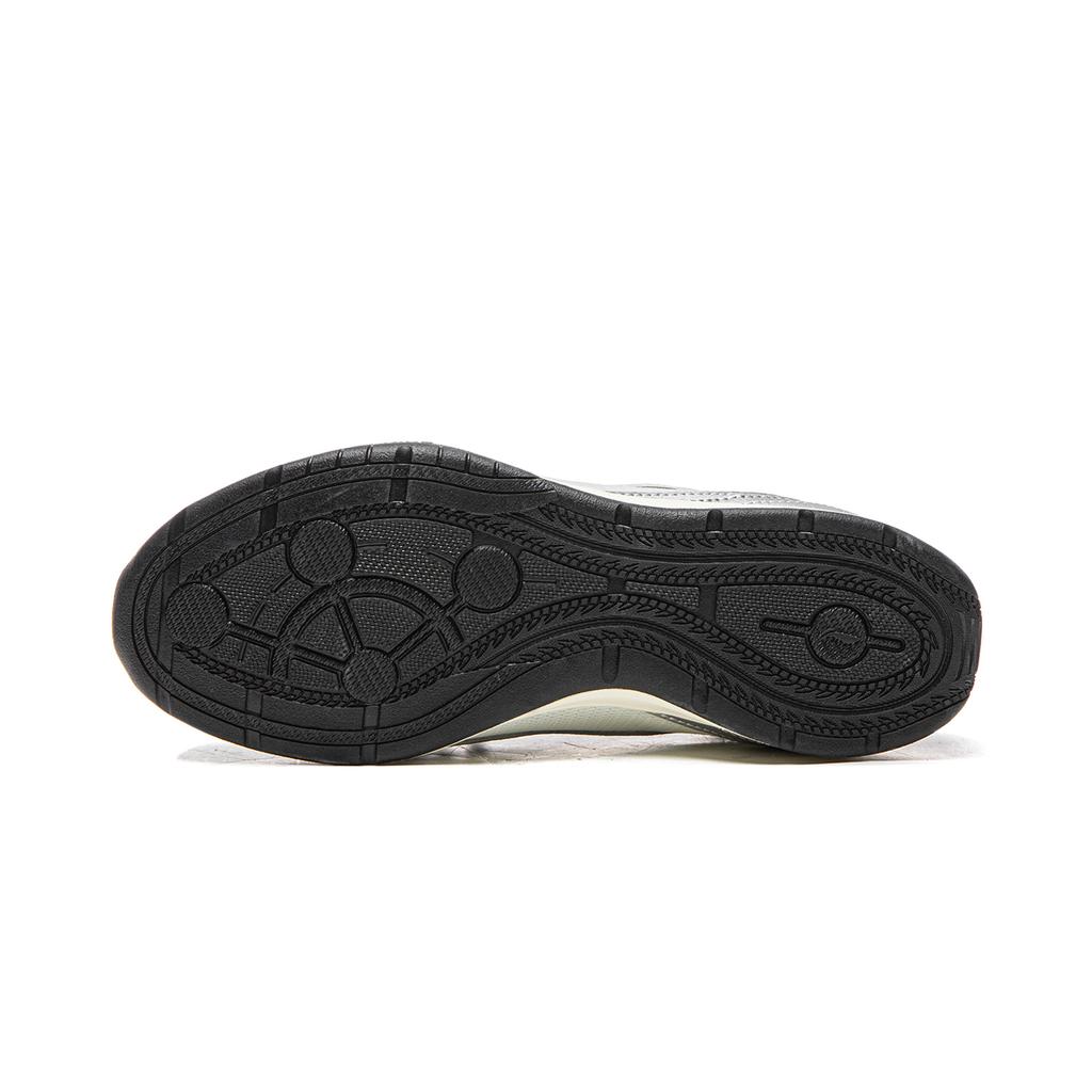 Li Ning Classic Thin Sole Retro Fashionable Comfortable Lightweight Soft Elastic Non-Slip Wear-Resistant Casual Shoes Women Sneaker Silver AGLW196-2