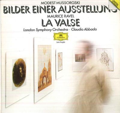 LP Record CLAUDIO ABBADO, LONDON SYMPHONY ORC - Mussorgski - Ravel Bilder Einer Aus 729070 ETERNA 1989 German Dem Classical Used