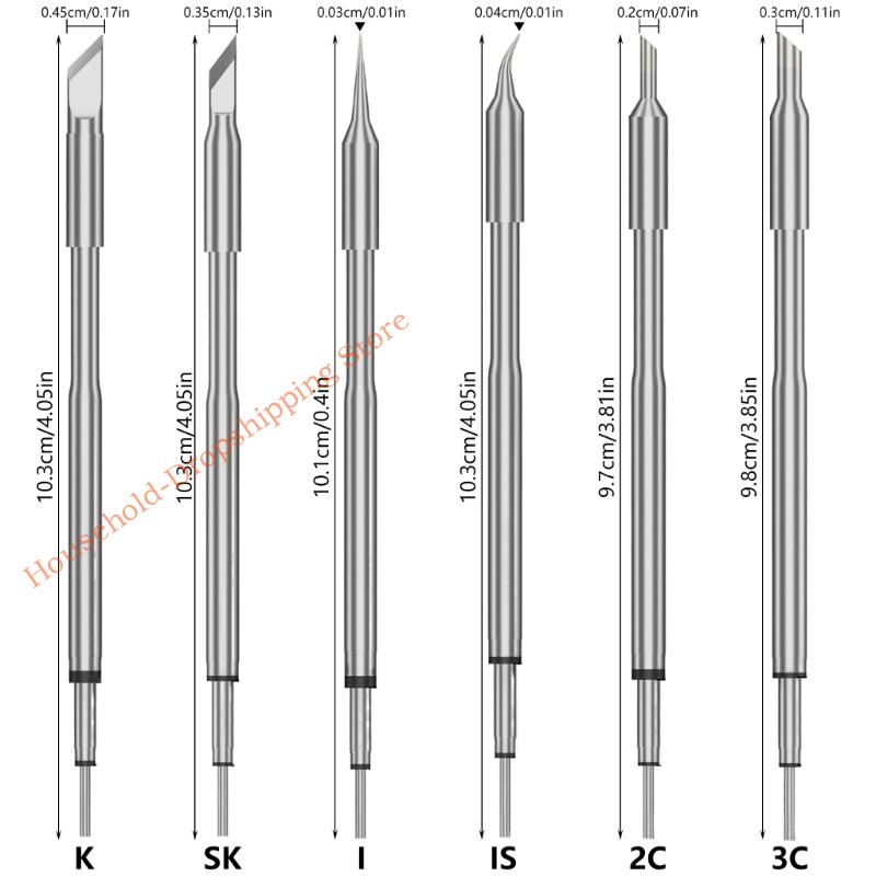 High Efficiency Stainless Steel C245 Soldering Tip Set For Professional Welding And DIY Projects PCB And Component Work 85AD