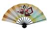 decorative featuring Hina with fan in a <Kyoto Fan> Double-sided fan, dolls/warriors, stand, box.