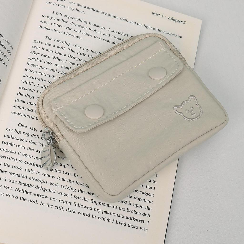 Cute Waterproof Zipper Coin and Card Holder - Large Capacity Clutch Bag